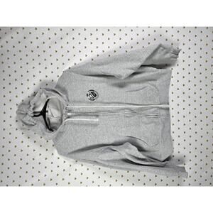Victorias Secret Pink Full zip Hoodie Jacket Medium Grey Crest Coat